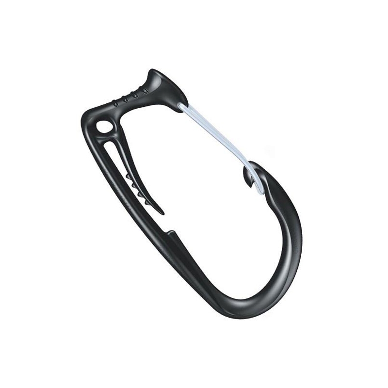 PETZL Caritool P42 Gear Holder For Climbing Harness - Plastic & Stainless Steel, 5kg Load, For Mountaineering & Ice Climbing
