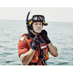 Combo de máscara de buceo y esnórquel para nadadores de rescate de la Guardia Costera USCG