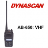 Walkie Dynascan AB-650 de banda aérea VHF