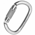Carabiner OVALONE STAINLESS steel AUTO BLOCK