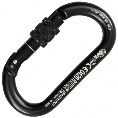Carabiner OVAL ALU CLASSIC SCREW SLEEVE