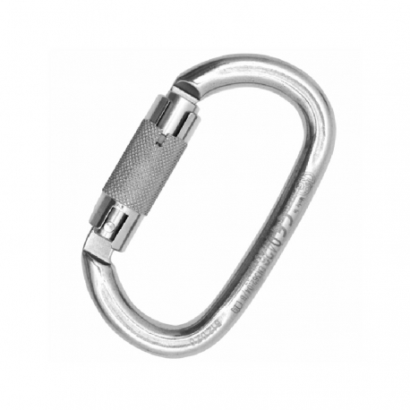 Carabiner OVALONE STAINLESS steel AUTO BLOCK